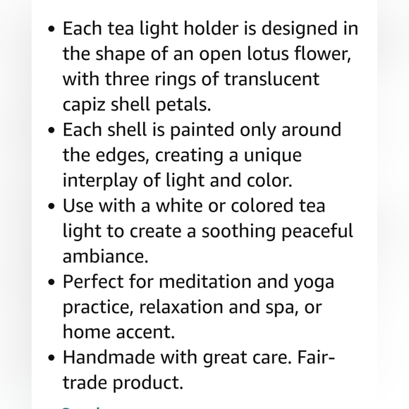 LOTUS TEA LIGHT HOLDER main image 1